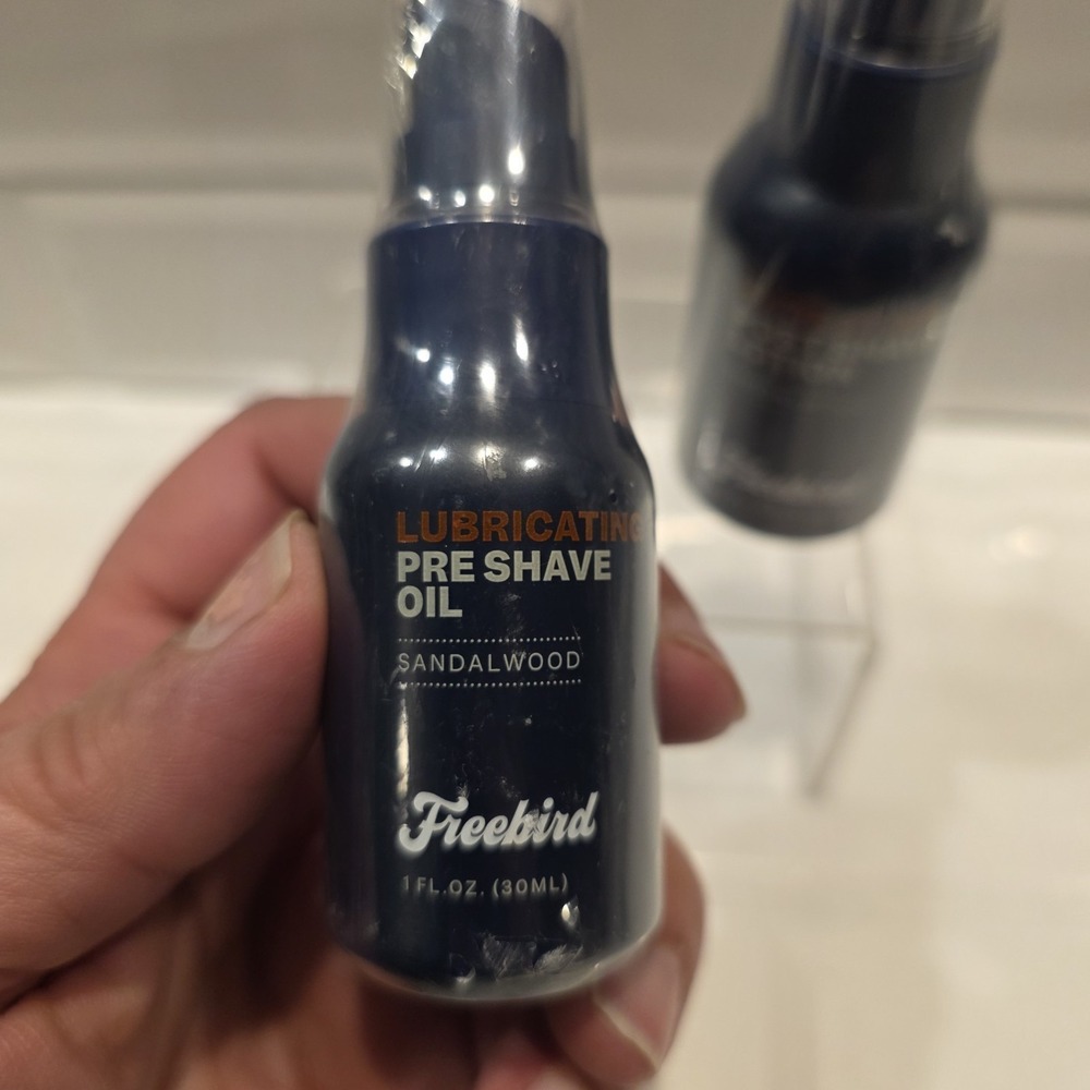 Freebird Pre Shave Oil 1oz Shave Gel‎ 2oz & Sandalwood Moisturizer 1.7oz - Picture 5 of 10